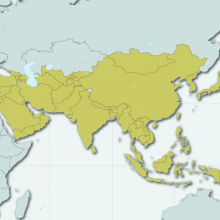 Map of Asia