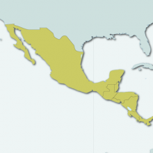 Map of Central America