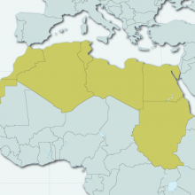 Map of Northern Africa