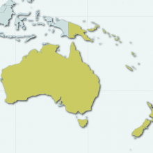 Map of Oceania