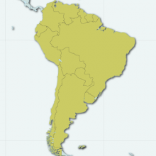 Map of South America